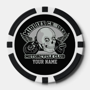 Jetons de poker de coutume de MC de croiseurs de