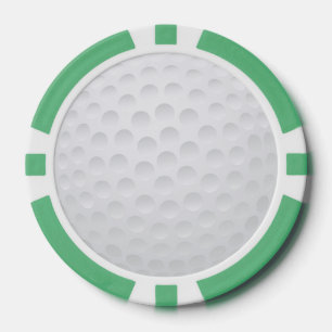 Jetons de poker design golf