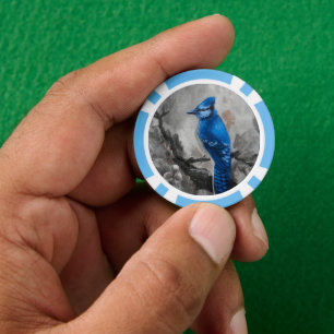 Jetons de poker Geai bleu
