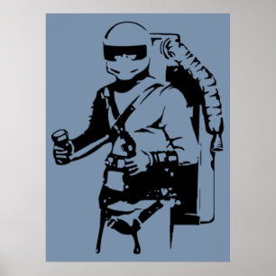 Jetpack pilot poster