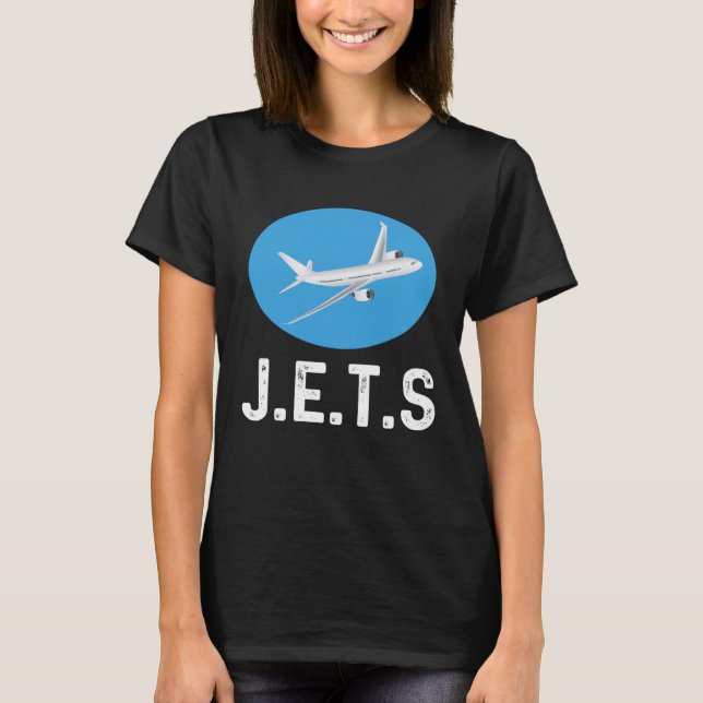 Jets Aircraft Fighter Airplane T-Shirt (Front)
