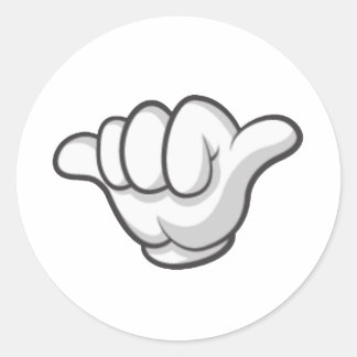 Jets Jet Life  Hands Classic Round Sticker