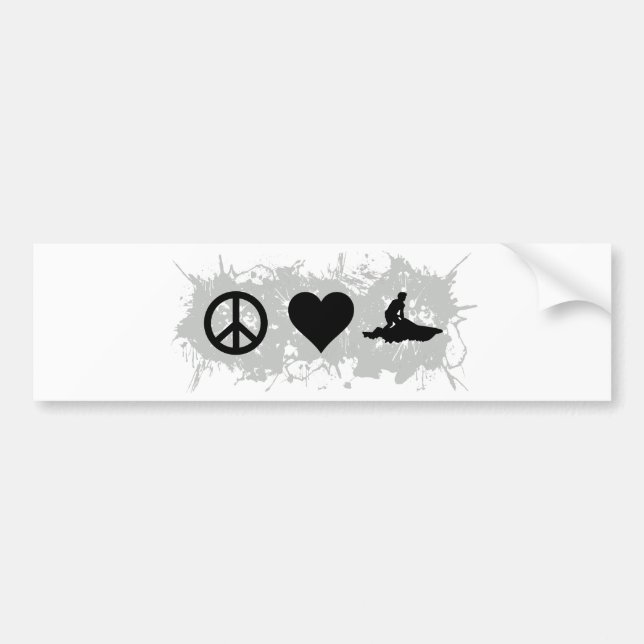 Jetski Bumper Sticker (Front)