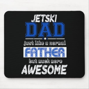 Jetski Jet Ski Skiing Dad Water Sports Funny Cool Mouse Pad