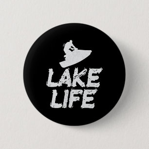 Jetski Jet Ski Skiing Love Water Sports Funny Cool 2 Inch Round Button