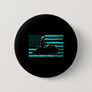 Jetski Jet Skiing Watercraft Jet Ski American Usa 2 Inch Round Button
