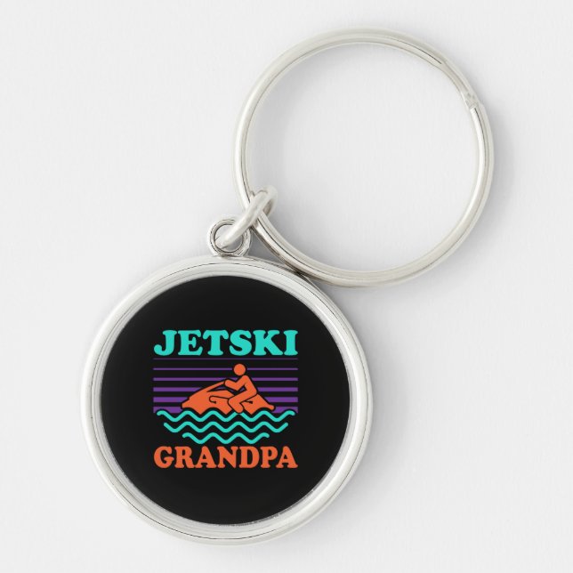 Jetski - Jetski Grandpa Keychain (Front)