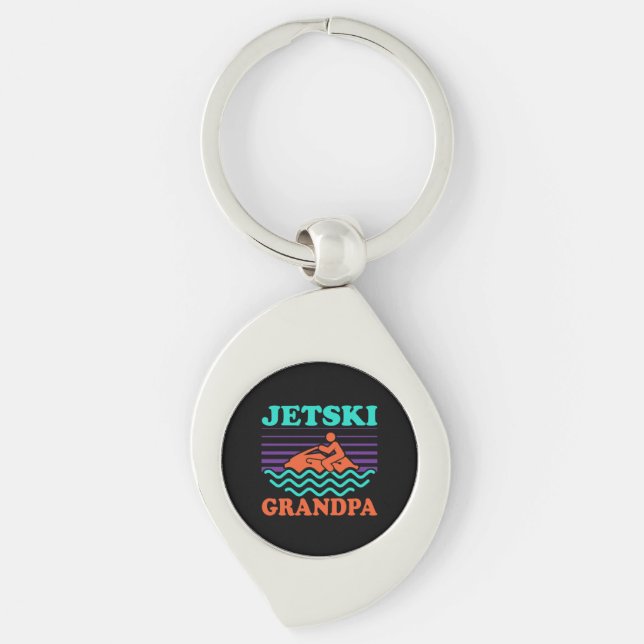 Jetski - Jetski Grandpa Keychain (Front)