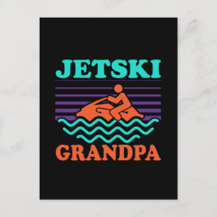 Jetski - Jetski Grandpa Postcard