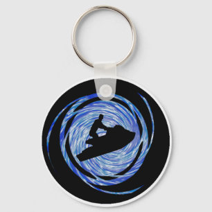 JETSKIING THE CARRIBEAN KEYCHAIN