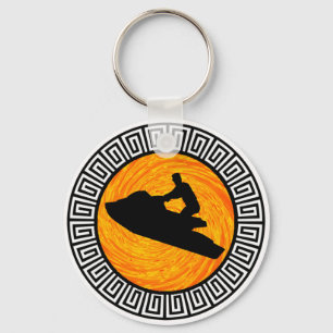 JETSKIING THE KEYS KEYCHAIN