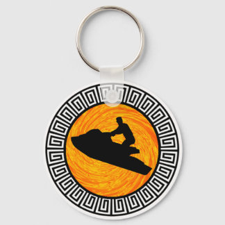 JETSKIING THE KEYS KEYCHAIN
