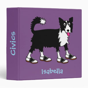 Jett the border collie binder