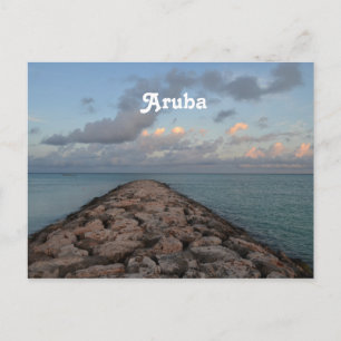 Jetty in Aruba Postcard