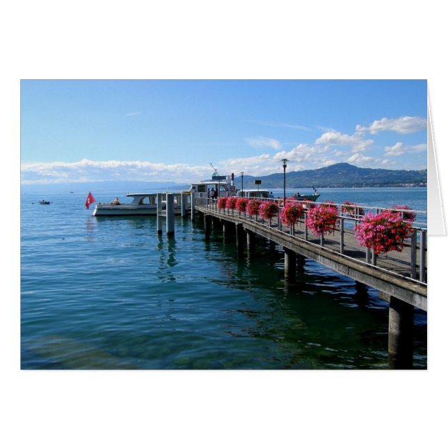 Jetty sur le lac Léman (Devant horizontal)