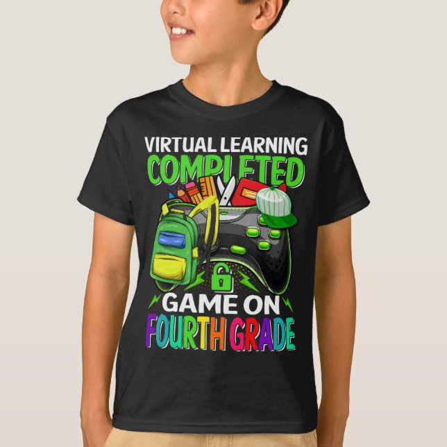 Jeu De 4E Année Retour À L'École T-shirt (Devant)