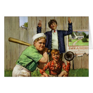 Jeu De Baseball vintage, Enfants Garçons Joueur De