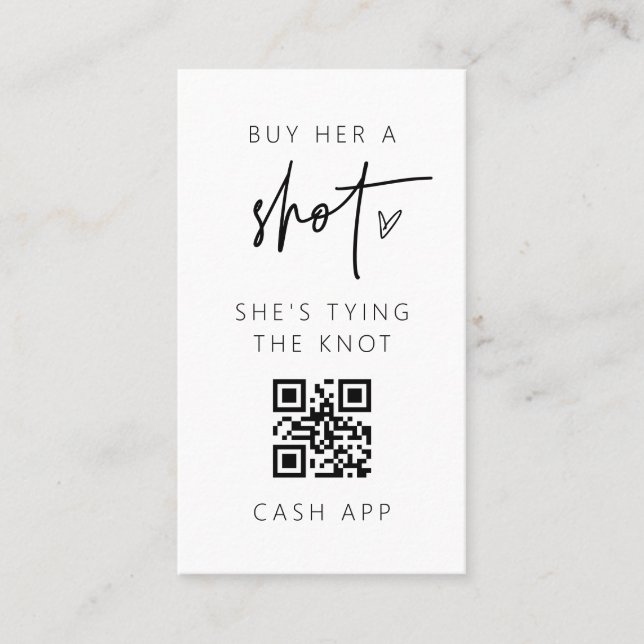 Jeu de carte d'analyse de boisson QR Code Bachelor (Devant)