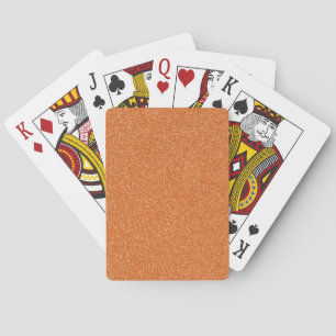 Jeu De Cartes 04 Parties scintillant orange Imprimer
