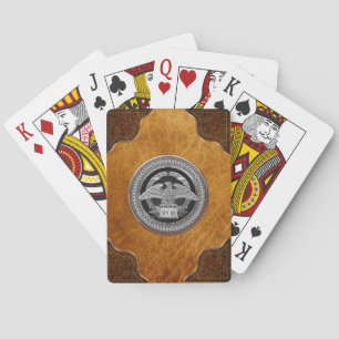 Jeu De Cartes [100] Aigle impérial romain d'argent sur Médaillon