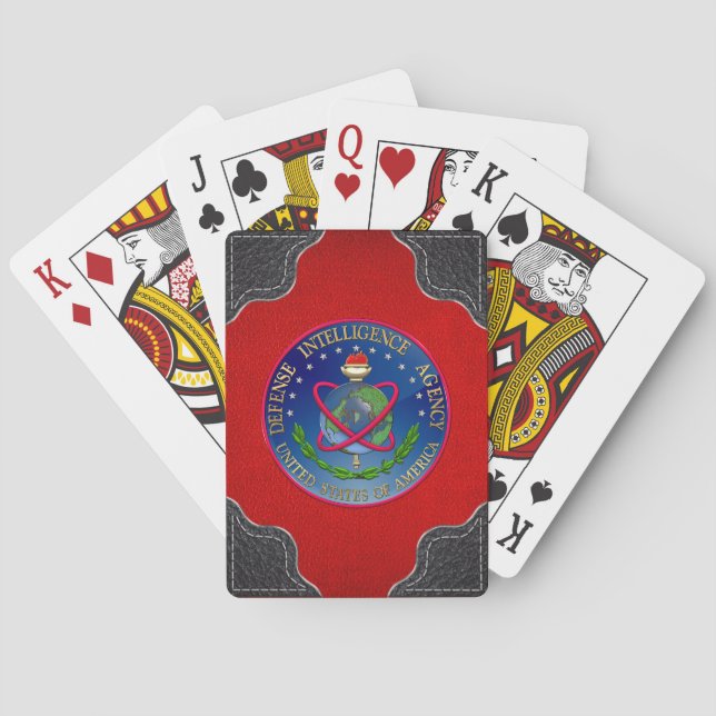 Jeu De Cartes [100] Sceau de l'Agence du renseignement de la déf (dos)