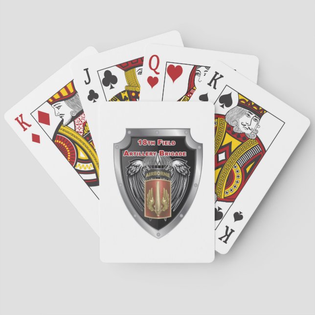 Jeu De Cartes 18e brigade d'artillerie de campagne aéroportée (dos)