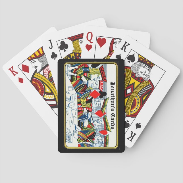 Jeu De Cartes 1910 Kings poker personnel Bicycle Playing Cartes (dos)