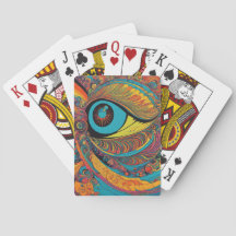 1960 Psychédélique Horreur Vacui Motif d'art