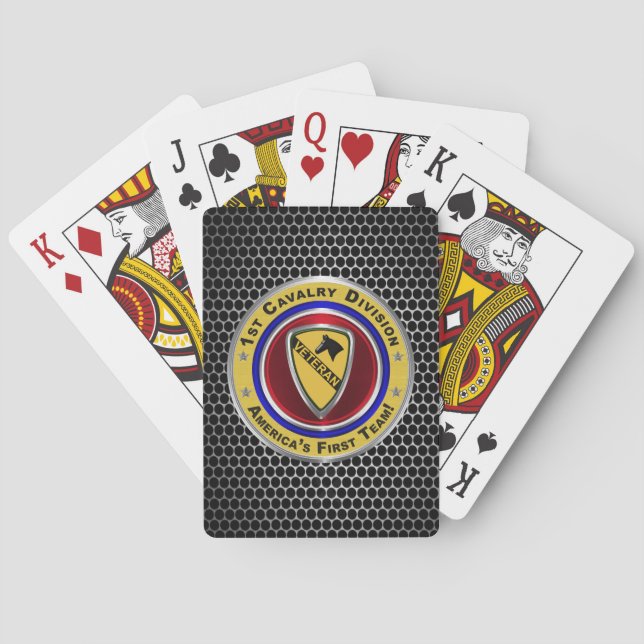 Jeu De Cartes 1re division de cavalerie Vétérinaire (dos)