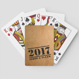 Jeu De Cartes 2017 sobre et propre (cadeaux de