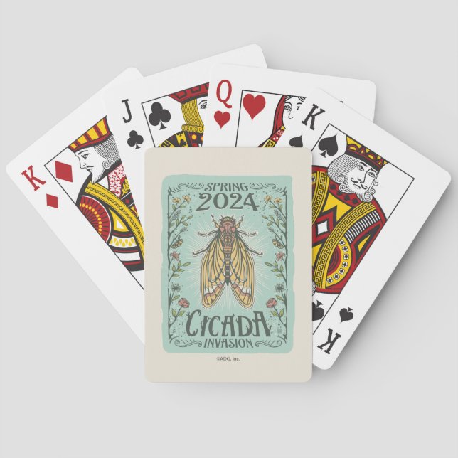 Jeu De Cartes 2024 Printemps Canada Invasion (dos)