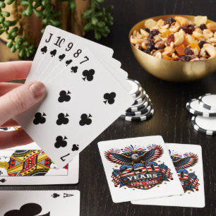 Jeu De Cartes 250 ans d'Amérique 250e anniversaire 4 juillet
