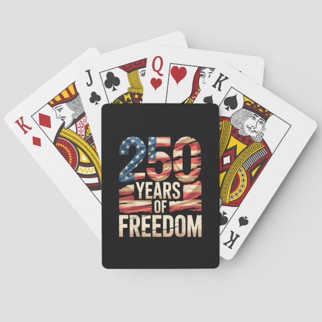 Jeu De Cartes 250 ans de liberté (dos)