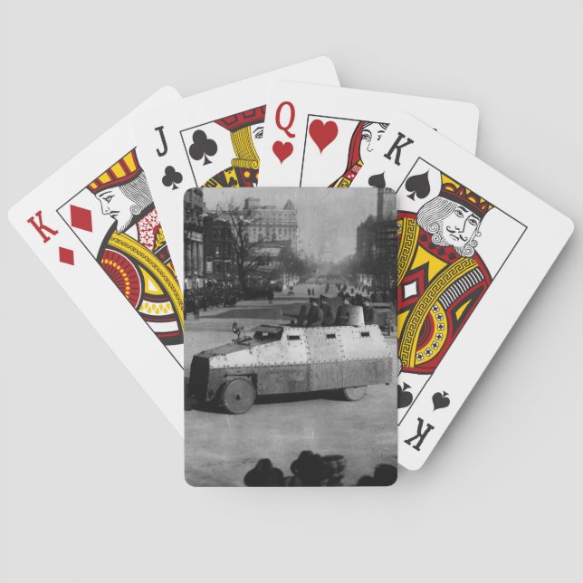 Jeu De Cartes 27 mars 1917 :  L'escadron de véhicule blindé (dos)