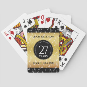 Jeu De Cartes 27e anniversaire du Mariage de musique