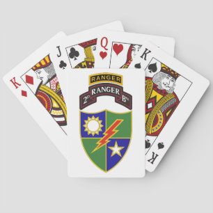 Jeu De Cartes 2ème bataillon - soixante-quinzième cartes de jeu
