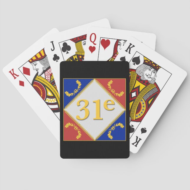 Jeu De Cartes 31e Pont de cartes (dos)
