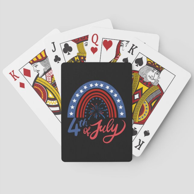Jeu De Cartes 4 juillet (dos)