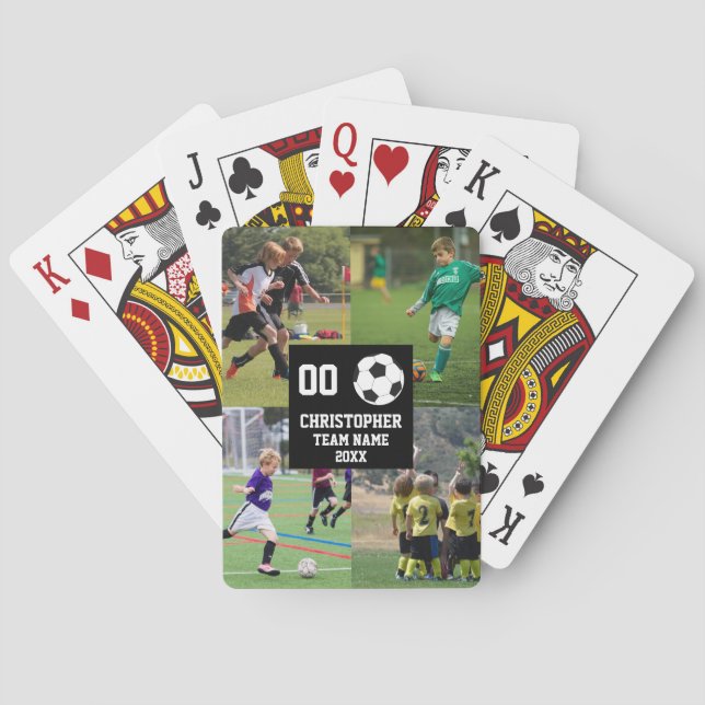 Jeu De Cartes 4 Photo Collage Football (dos)