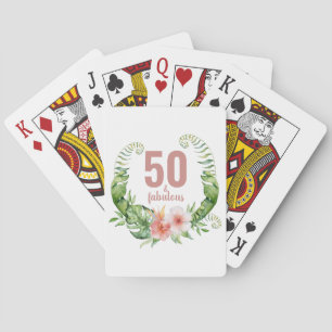 Jeu De Cartes 50 et fabuleuse fête du 50e anniversaire