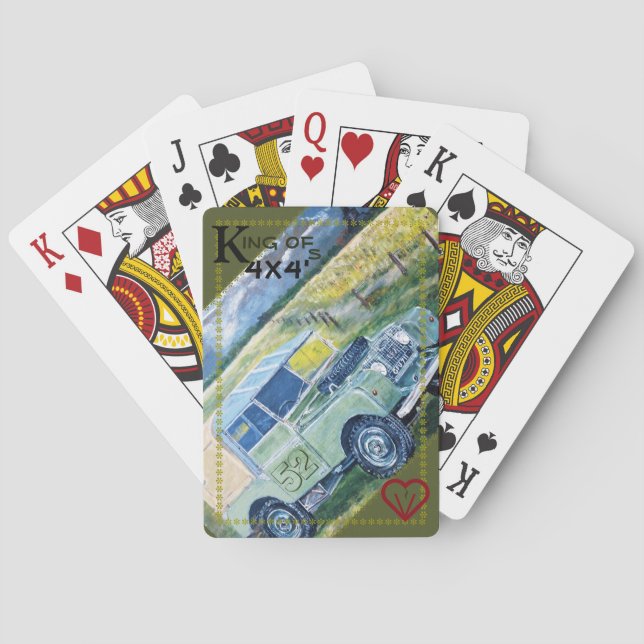 Jeu De Cartes 52 king de 4x4's Bicycle 🚴 Playing Cards (dos)