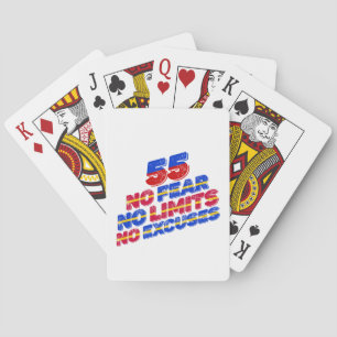 Jeu De Cartes 55 Pas de crainte Pas de limites Pas d'excuses Ann