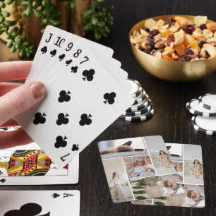 Jeu De Cartes 5 Photo Collage Modèle Personnalisé