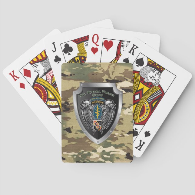 Jeu De Cartes 5e groupe des forces spéciales (en vol) (dos)