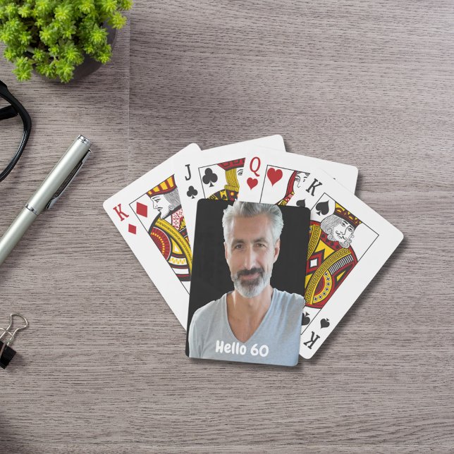 Jeu De Cartes 60e anniversaire les gars bonjour 60 (Créateur téléchargé)