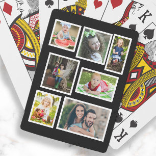 Jeu De Cartes 7 Family Photo Collage noir Choisissez votre coule