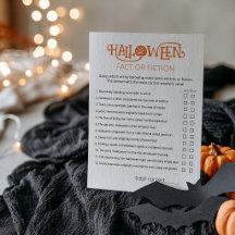 Jeu de cartes à associer Faits ou Fiction sur Hall