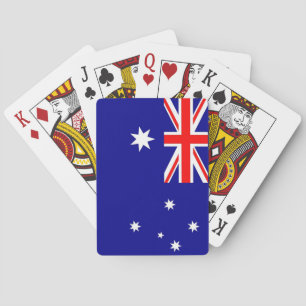 Jeu de cartes à jouer avec le drapeau de l'Austral