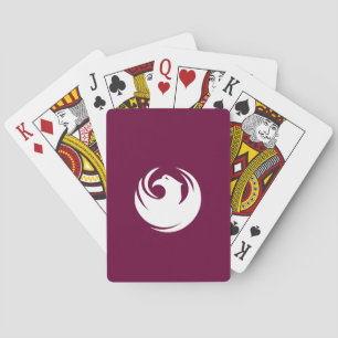Jeu de cartes à jouer avec le drapeau de Phoenix,