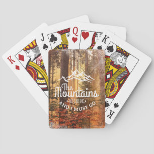 Jeu De Cartes À thème de montagne
